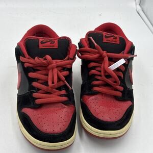 Size 9 Nike 304292-039 Jpack Low Pro Black And Red